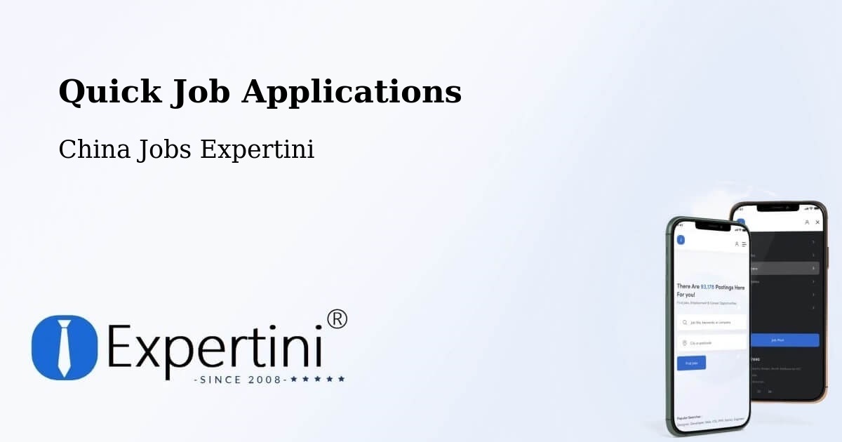 Quick Apply Feature – Chongqing - China Jobs Expertini